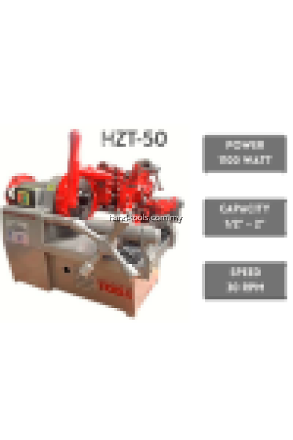 KAMA HZT50 Pipe Threading Machine Threading Size 1/2″~2″ 30rpm 1100W 64kg